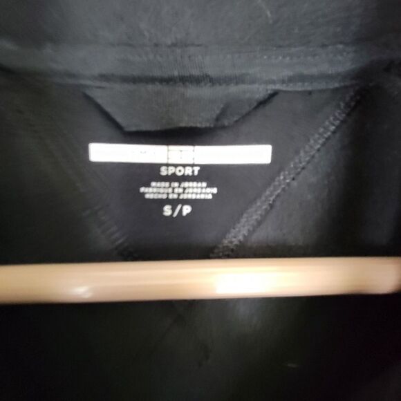 Tommy Hilfiger Sport BLACK Fleece Full Zip Sleeveless Vest Jacket Small - Picture 2 of 5